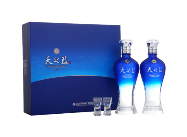 南充回收洋河·天之蓝礼盒