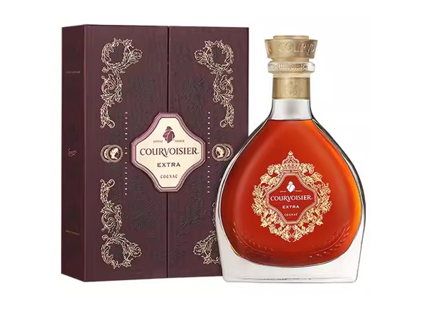 南充回收拿破仑至尊EXTRA馥华诗干邑白兰地700ml礼盒装Courvoisier洋酒