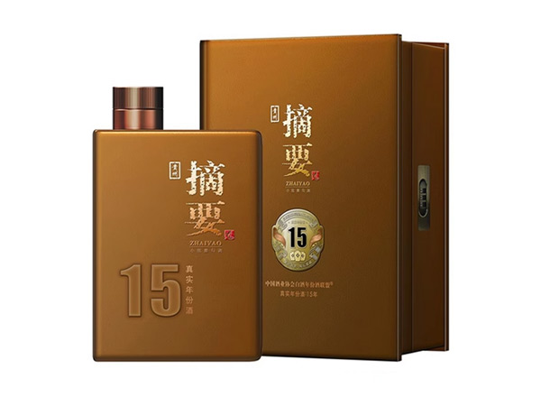 南充摘要15年回收摘要酒真实年份酒15年十五年金沙摘要盒装