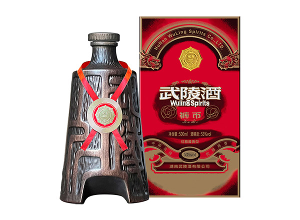南充回收武陵酒裤币53度酱香型白酒500ml/1L礼盒装裤币武陵酒收购