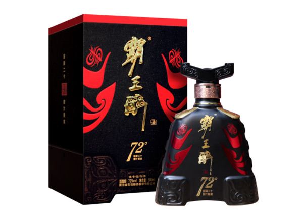 南充回收石花霸王醉酒72° 白酒礼盒