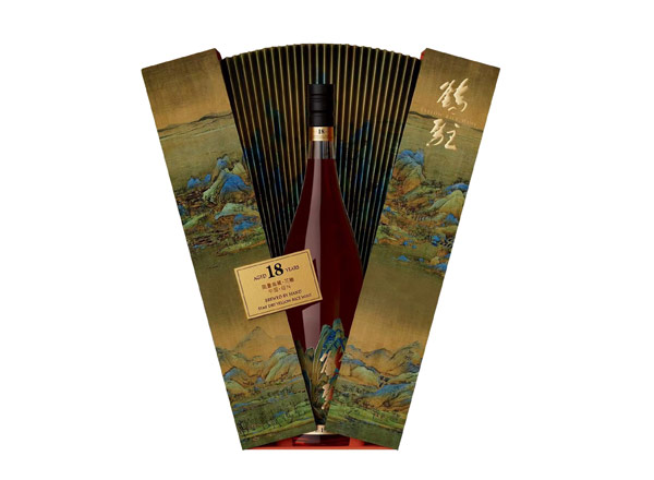 南充鹤驻18年黄酒回收鹤驻新花雕18年珍藏版千里江山图
