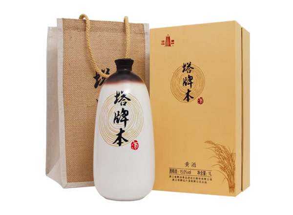 南充塔牌黄酒回收塔牌本酒500ml/1000ml绍兴黄酒花雕酒礼盒