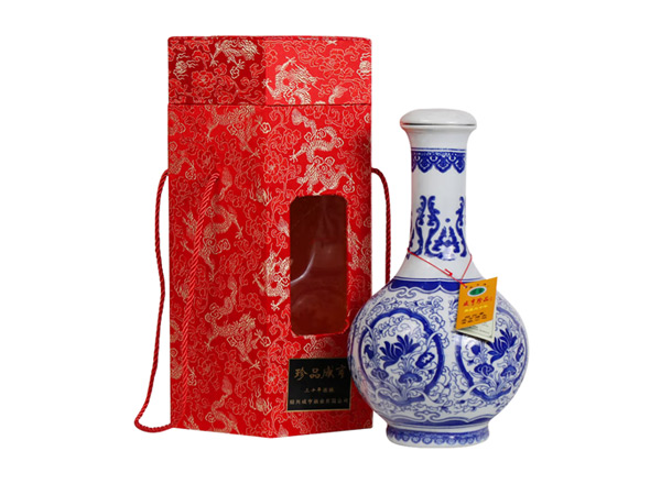 南充咸亨黄酒回收珍品咸亨三十年花雕酒青瓷瓶盒装绍兴黄酒2.5L