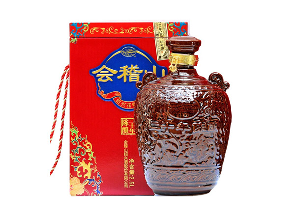 南充回收会稽山二十年黄酒陶坛20年陈酿2.5L花雕酒