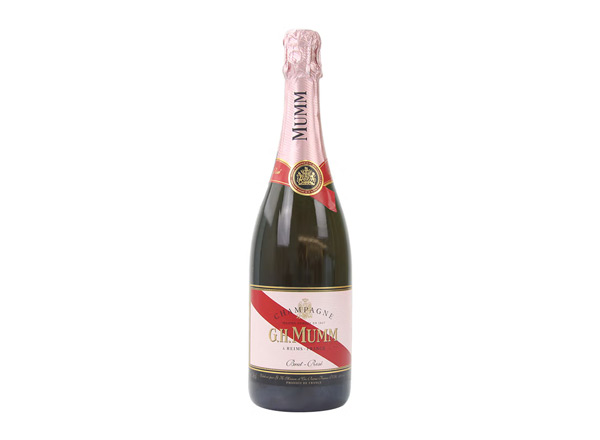 南充回收​玛姆红带香槟老款桃红玫瑰粉红玛姆香槟酒G.H. Mumm Brut Rose